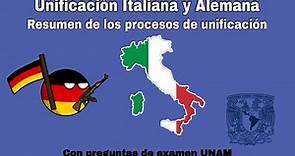 Unificación Alemana e Italiana | Procesos de Unificación | Con preguntas de examen UNAM