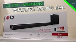 LG SH4 (SPH5B-W) - Sound Bar and Wireless Subwoofer kit | Unboxing & Overview