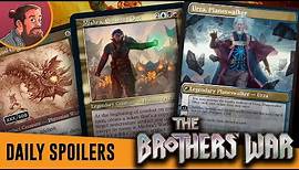 The Brothers War MTG Spoilers | SIX Ability Urza Meld Planeswalker & Retro Artifacts | Sept 29, 2022