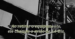 Alberto Santos Dumont - Primeiro voo do avião 14 Bis #Shorts