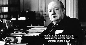 Winston Churchill - Their Finest Hour Speech - Complete