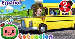 ¡CoComelon! | LAS RUEDAS DEL AUTOBÚS | 2 HORAS de Canciones Infantiles en Español Latino