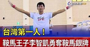 台灣第一人! 鞍馬王子李智凱勇奪鞍馬銀牌