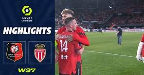 STADE RENNAIS FC - AS MONACO (2 - 0) - Highlights - (SRFC - ASM) / 2022-2023