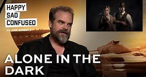 David Harbour on his “weird and risky” ALONE IN THE DARK reboot with Jodie Comer