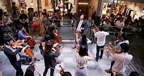 Flash Mob - Performing "Symphony 9" in mall (HD) 🎵💃🏽