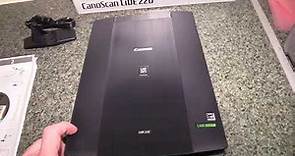 Canon CanoScan Lide 220 USB Compact Scanner unpack