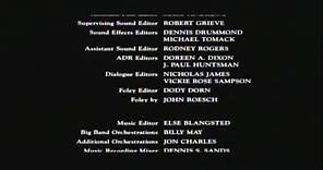 Racing With The Moon (1984) End Credits (Showcase 2023)