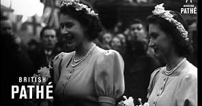 Royal Family At Patricia Mountbatten's Wedding (1946)