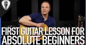 First Guitar Lesson For Beginners