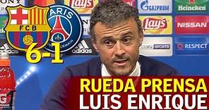 Barcelona 6-1 PSG | Rueda de prensa de Luis Enrique