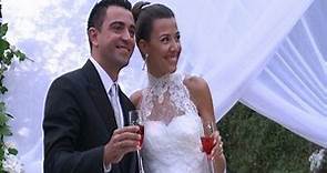 La emotiva boda de Xavi Hernández y Nuria Cunillera