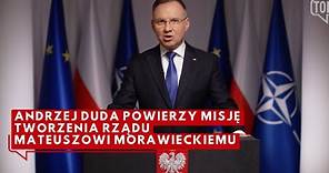 Andrzej Duda: Mateusz Morawiecki dostanie misję tworzenia nowego rządu