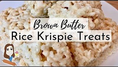 Brown Butter Rice Krispie Treats