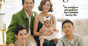 Dennis Trillo, Jennylyn Mercado, and kids are a picture perfect family on this magazine cover