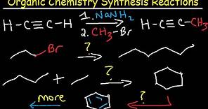 Organic Chemistry Synthesis Reactions - Examples and Practice Problems - Retrosynthesis
