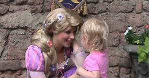 Emma Meets Rapunzel at Disneyworld