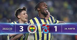 Fenerbahçe (3-1) Trabzonspor - Highlights/Özet | Spor Toto Süper Lig - 2022/23