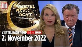 🔴 Viertel nach Acht – 2. November 2022 | u.a. mit Uwe Dorendorf und Nena Brockhaus