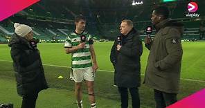 Celtic's Matt O'Riley speaks after Player of the Match performance in win against Buckie Thistle