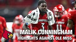 Louisville QB Malik Cunningham Highlights Against Ole Miss