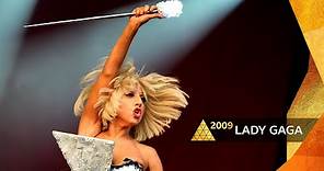 Lady Gaga - Poker Face (with crazy long intro) (Glastonbury 2009)