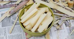 How to eat Sugar Cane