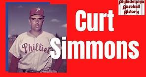 Phillies Left Handed Pitcher Curt Simmons