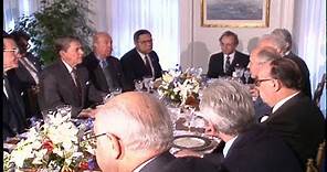 President Reagan's Luncheon Meeting with Mikhail Gorbachev on December 7, 1988