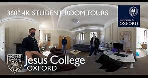 360° 4K first year student room tours of Jesus College, University of Oxford!!