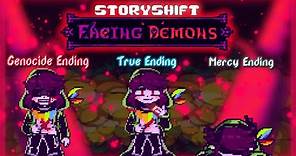 StoryShift - Facing Demons Chara Fight | UNDERTALE Fangame | True Ending + Genocide and Mercy Ending