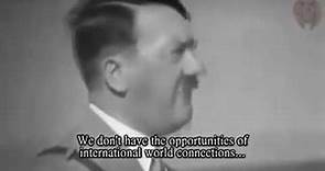 Adolf Hitler Speech Compilation w/ English Subtitles | Uncensor History