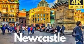 Newcastle upon tyne city tour. 4K