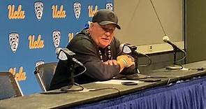 UCLA head coach Chip Kelly following 33-7 loss to Cal 11/25