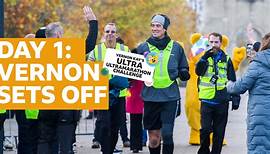 Watch the moment Vernon Kay set off on his Ultra Ultra Marathon challenge