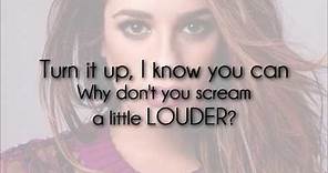 Lea Michele - Louder (Lyrics)