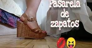 Pasarela de mis zapatos!