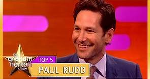 The Top 5 Funniest Paul Rudd Moments! | The Graham Norton Show