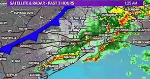 Live Houston-area weather radar