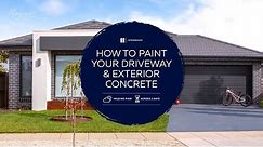 How to Paint Your Driveway and Exterior Concrete