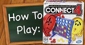 How to play Connect 4