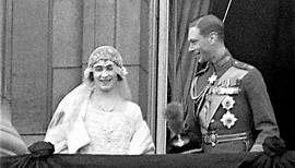 The Queen Mother marries the future King George VI at Westminster Abbey