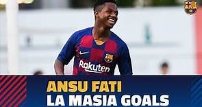ANSU FATI | A selection of his goals with the Barça youth teams