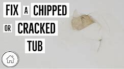 How to Fix a Cracked or Chipped Bathtub - Epoxy