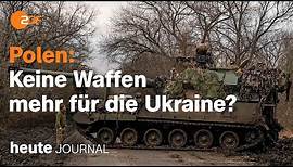 heute journal 21.09.23 Waffenlieferungen aus Polen, Selenskyj in USA, Lage Bergkarabach (english)