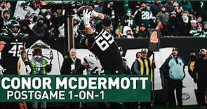 "It Was A Great Team Win" | Conor McDermott Postgame 1-On-1 | The New York Jets | NFL