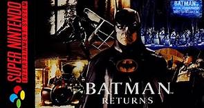 [Longplay] SNES - Batman Returns (4K, 60FPS)