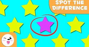 Spot the Different Picture - Visual Attention for Kids - Colors