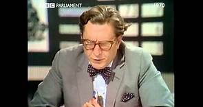 BBC Election 1970 Robin Day Reginald Maudling chipping chat