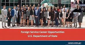 Foreign Service Career Opportunities